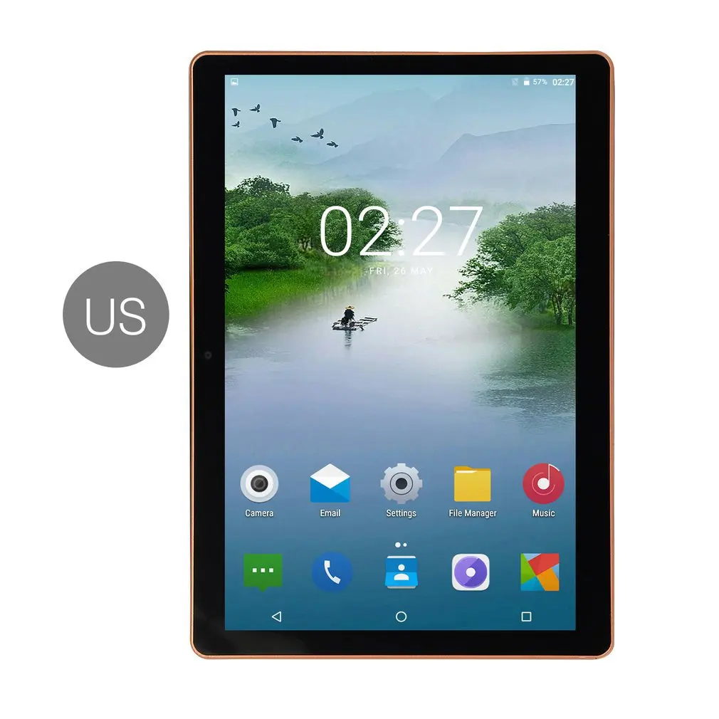 

10.1 Inch IPS Screen Android 8.0 Ten-core Tablet PC 6GB+64GB Dual SIM Card Slots 3G Phone Call With GPS FM