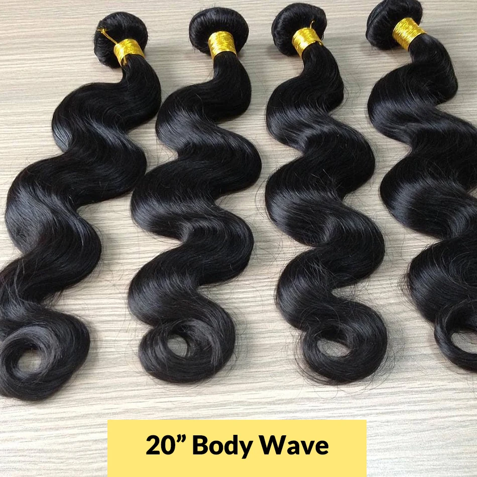 Brazilian Hair Weave 28 30 32 40 Inch Bundles Body Wave