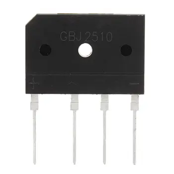 

5pcs/set 25A 1000V Diode Rectifier Bridge GBJ2510 Power Electronic Components for DIY Projects