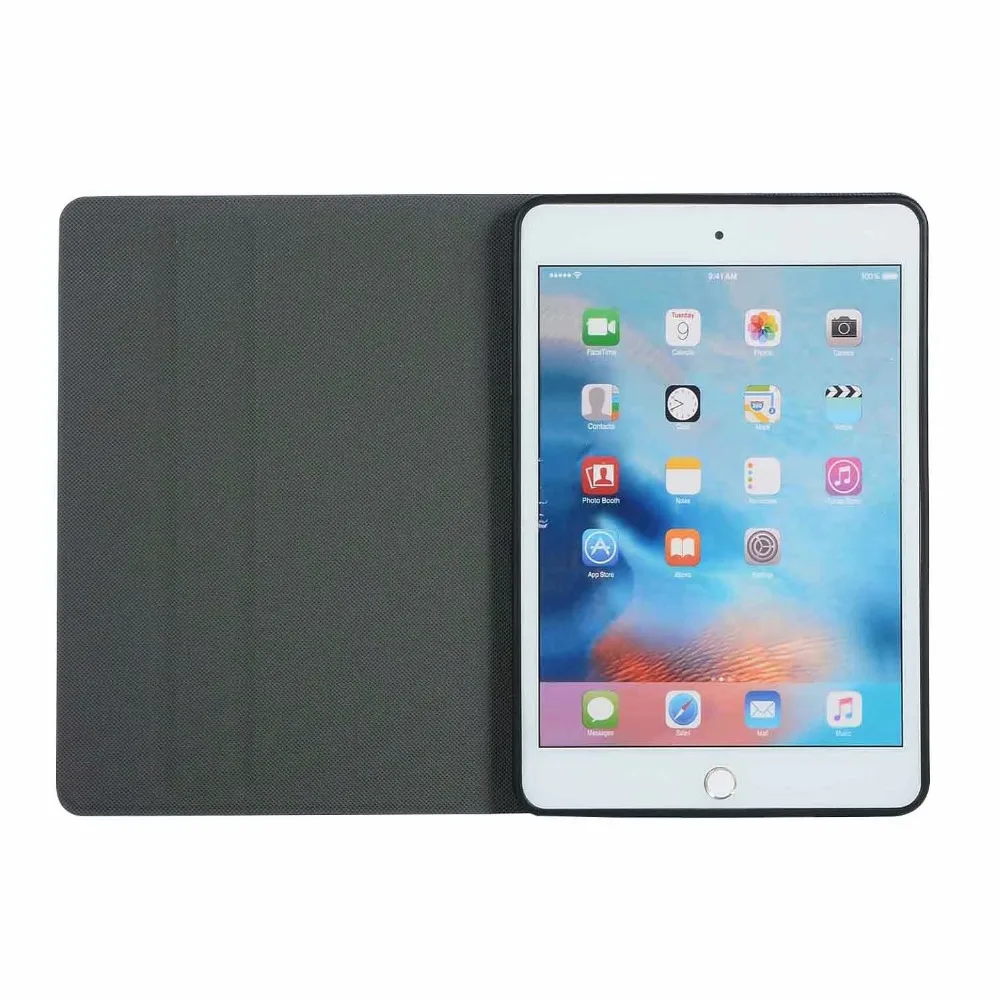 Для iPad Mini 4/5 Mini4 Mini4 A2133 A2124 A2125 A2126 A1538 чехол джинсовая ткань pu кожа и мягкая задняя крышка из ТПУ чехол Funda+ ручка