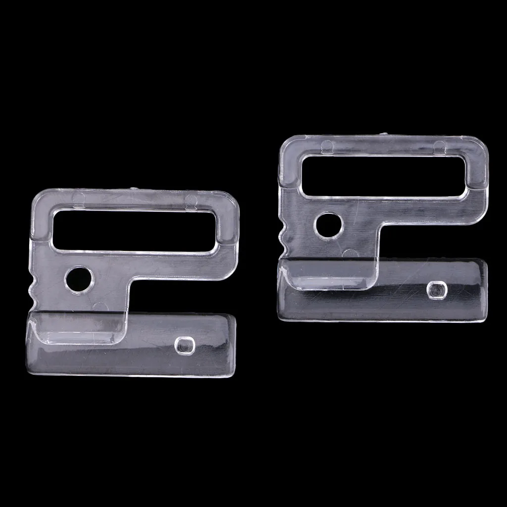 10 Sets Fashion Webbing Bra Buckles Plastic Bra Clip Strap Holders for Fixed Underwear