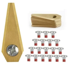 

18PCS 49X19X1MM Robot Mower Replacement Blade Anti-Rust Durable Mower Cutter For Indego Accessories
