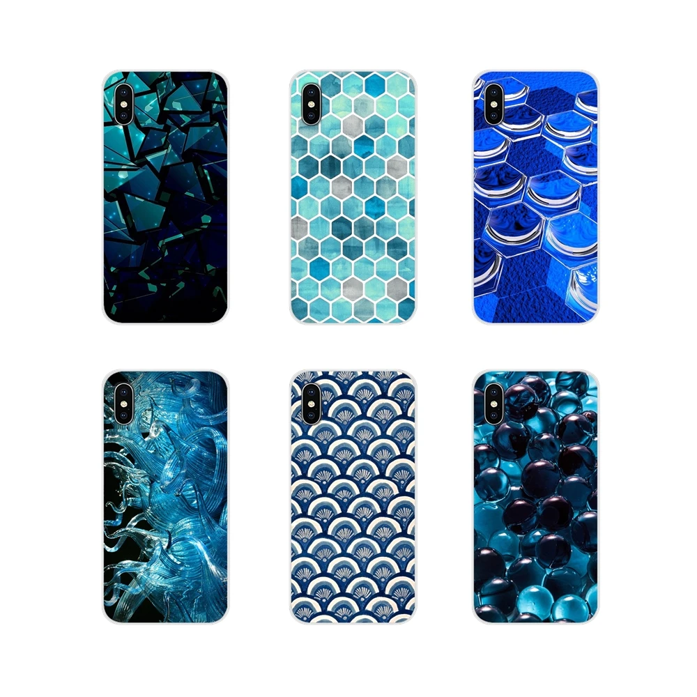 blue glass Accessories Phone Cases Covers For Samsung A10 A30 A40 A50 A60 A70 M30 Galaxy Note 2 3 4 5 8 9 10 PLUS | Мобильные