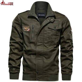 

New Autumn jacket men Windbreaker Military Cotton Jackets Outwear Army Flight bomber Jacket male winter Brand coats clothing