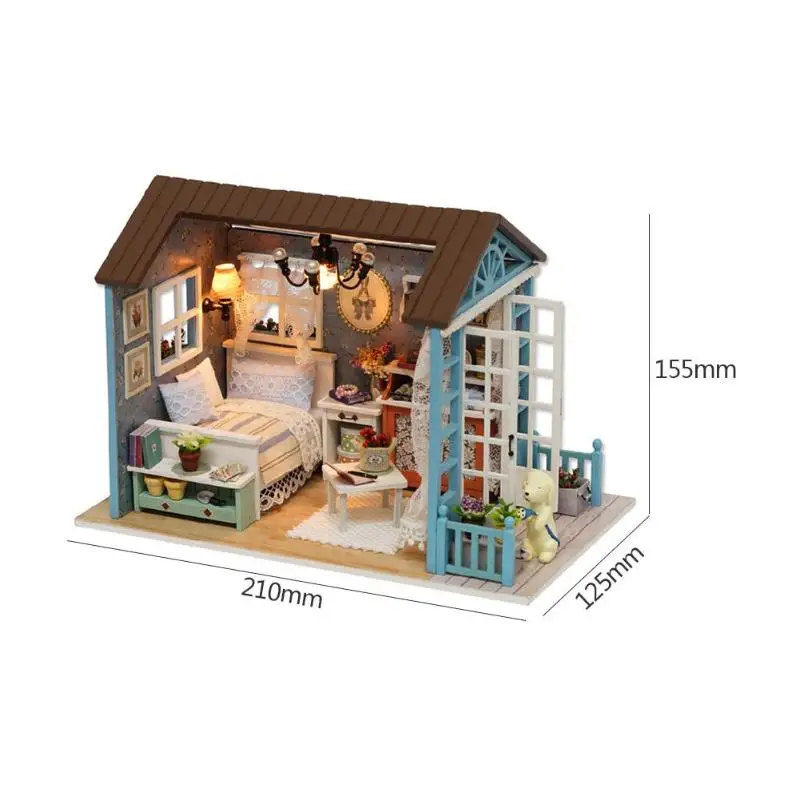 Кукольный дом мебель сделай сам миниатюрные 3D деревянные миниатюры кукольный