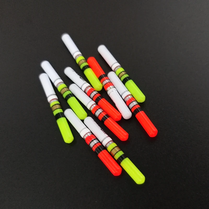 10pcs Light Sticks Green / Red with CR322 Battery Waterproof LED Lamp Lightstick Luminous Night Fishing Tackle Accessory B514