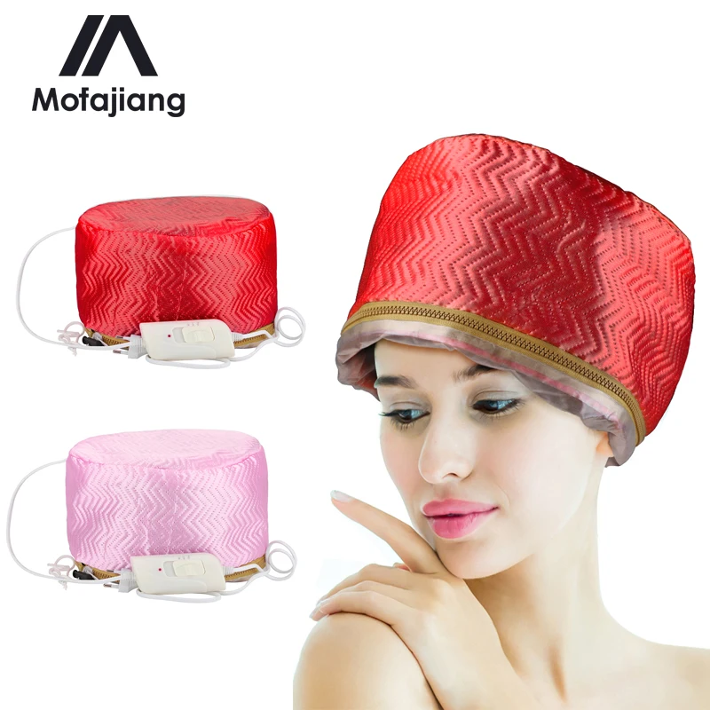 

Thermal Treatment Heating Cap Adjustable Heat Therapy Electric Hair Steamer Mask Cap Temperature Controlling Steam Baking Oil