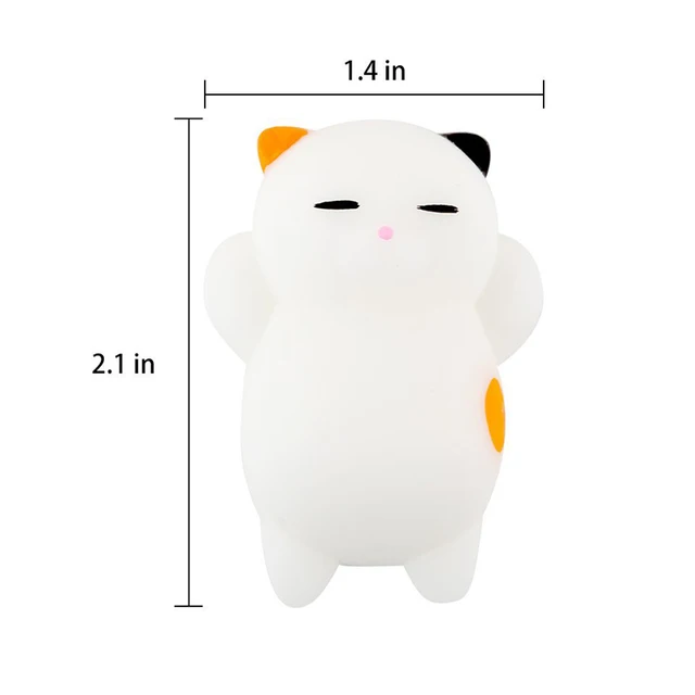 Squishy Toy Cute Mini Kawaii Cat Antistress Ball Squeeze Toys Abreact Soft Sticky Stress Relief Toys Funny Vent Gift 6
