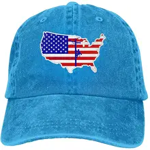 Горд Американский Lineman твердые мужские бейсболки папа шляпа