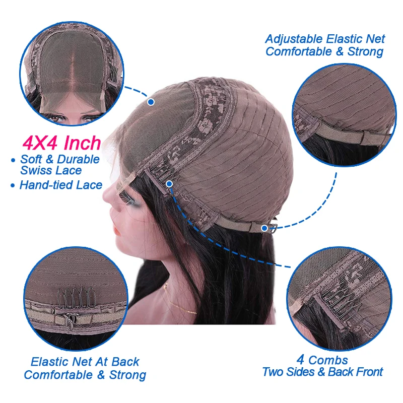 Cheap Apliques com cabelo humano