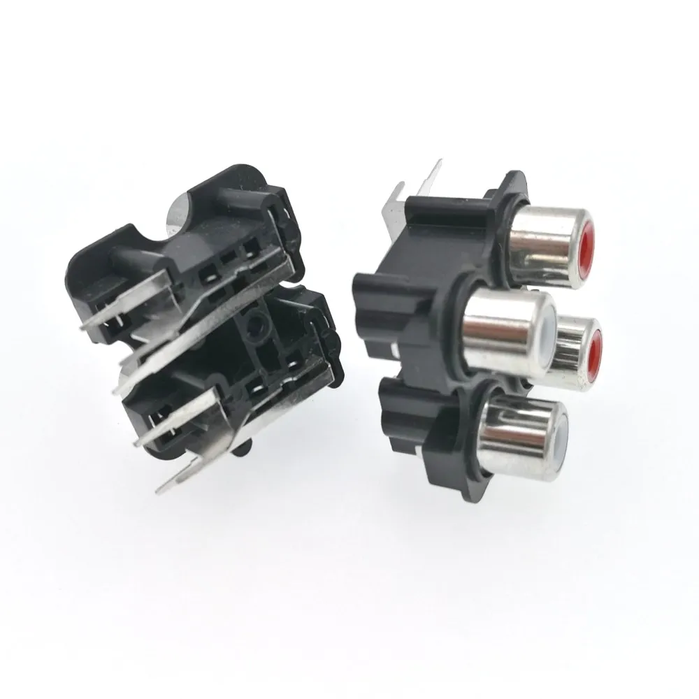 RCA Chassis Audio Jack Silver 2