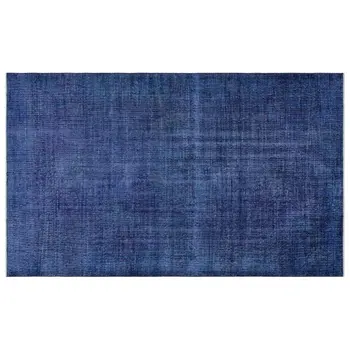 

Handmade Blue Vintage Overdyed Turkish Area Rug 173x284 Cm-5'8''X9'4''