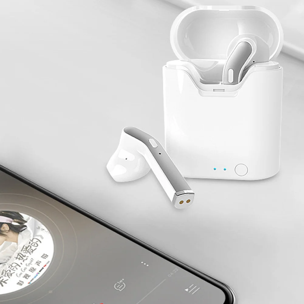 Bluetooth 5 0 Earbuds Wireless earphones Earphones with Charging Bin for Phone LHB99