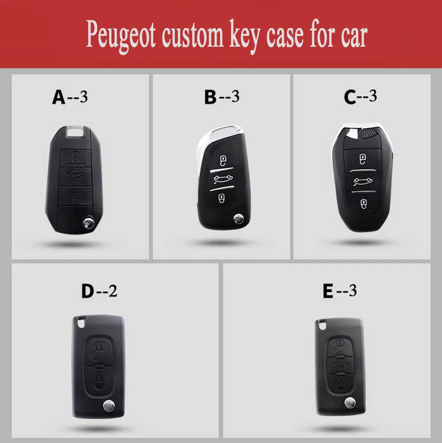Чехол для автомобильных ключей для peugeot 308 3008 301 2008 508 4008 5008 408 Брелоки металлические брелоки титановый сплав кожаный чехол для ключей