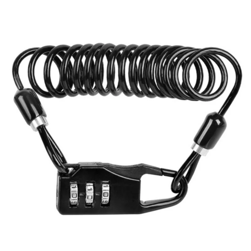 

Bicycle Lock Helmet Wire Rope Code Lock Bicycle Security Lock Bicycle MTB Anti-theft Lock Mountain Bike Wire Rope New Arrival