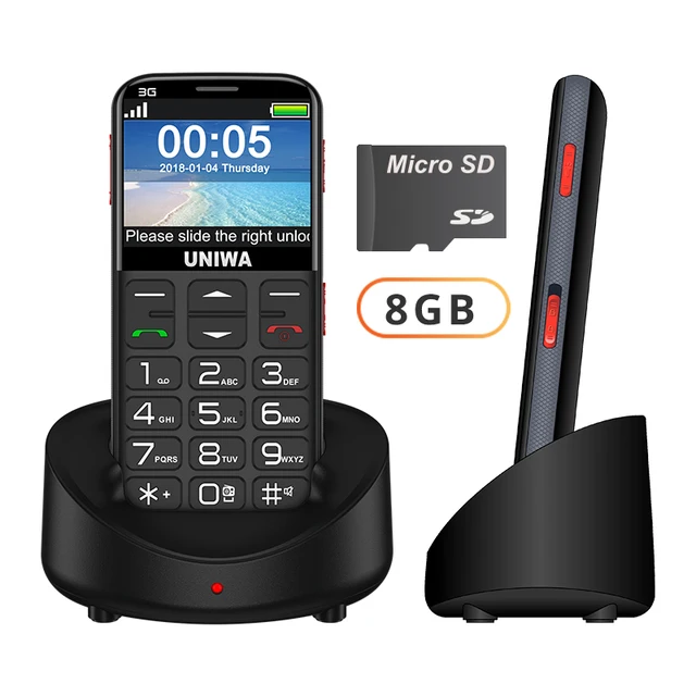 Uniwa V808g V171 Strong Torch Push Button Loud Cellphone Big Sos 3g English Russian Keyboard 10 Days Standby 3g 2g Phone Cellphones Aliexpress