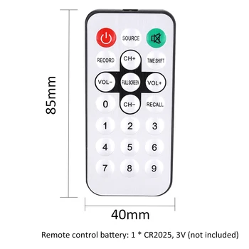 

Hot Tuner Antenna Receiver USB 2.0 Digital DVB-T SDR+DAB+FM TV Tuner Antenna Receiver Stick RTL2832U+R820T2