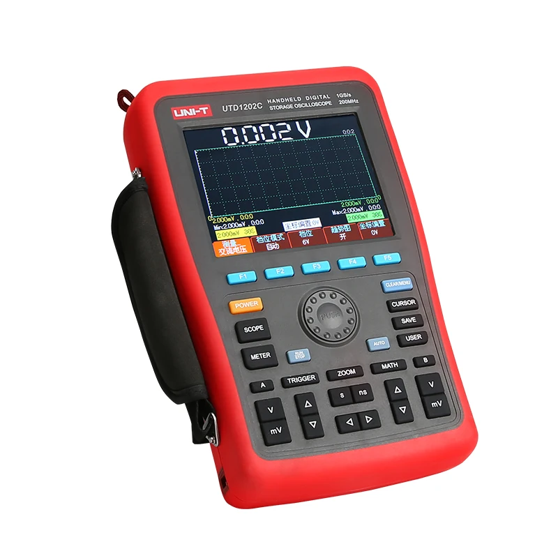 Цифровой осциллограф UTD1202C 2 канала 200 МГц 1GS/s UNI T|digital oscillograph|oscilloscope 1gs200mhz oscilloscope |