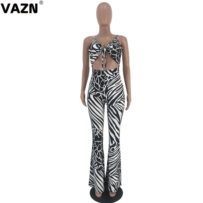 VAZN GLDS13160, новинка, черный бандажный комбинезон без бретелек для девочек, для ночного клуба, молодых девушек, комбинезон без рукавов, длинные штаны, комбинезоны, сексуальные комбинезоны