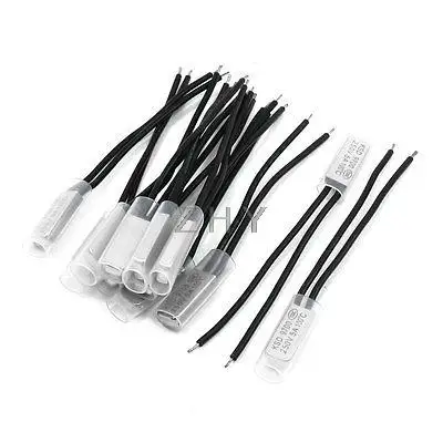 

12 Pcs 100C Bimetal Temperature Control Thermal Protector KSD9700 N/C 250V 5A