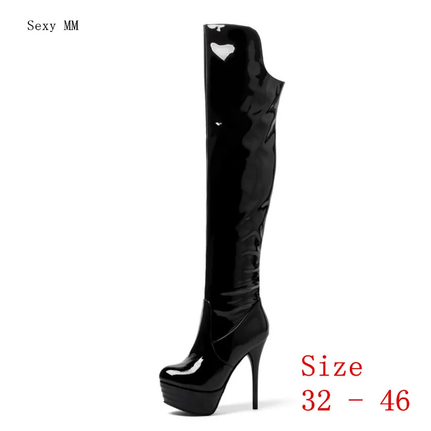 Autumn Platform Women Over the Knee Boots High Heel Shoes Woman Thigh