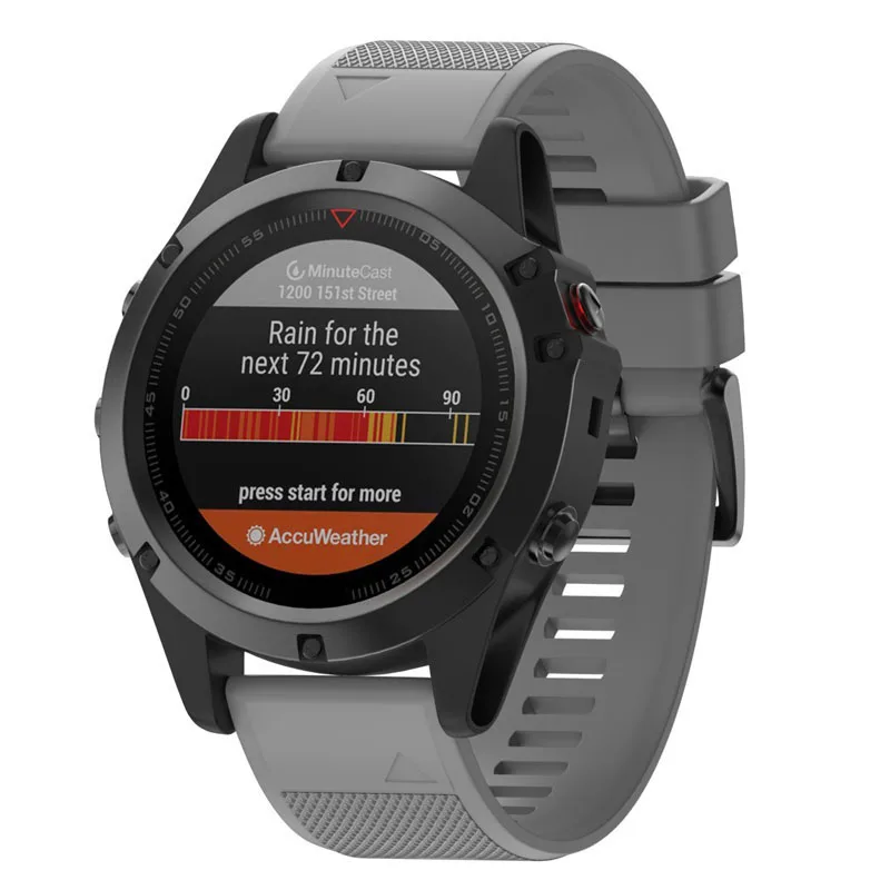 Мягкий силиконовый ремешок для часов Garmin Fenix 5X/Fenix 3/Fenix 3 HR OD889