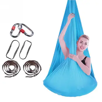 

Anti-Gravity Yoga Hammock Home Gym Hanging Belt Swing Strap Pilates Aerial Traction Device Yoga Hammock Kit