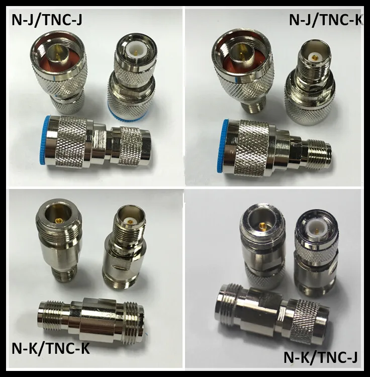 

3PCS N to TNC JJ to JK to N to TNC radio frequency adapter N connector