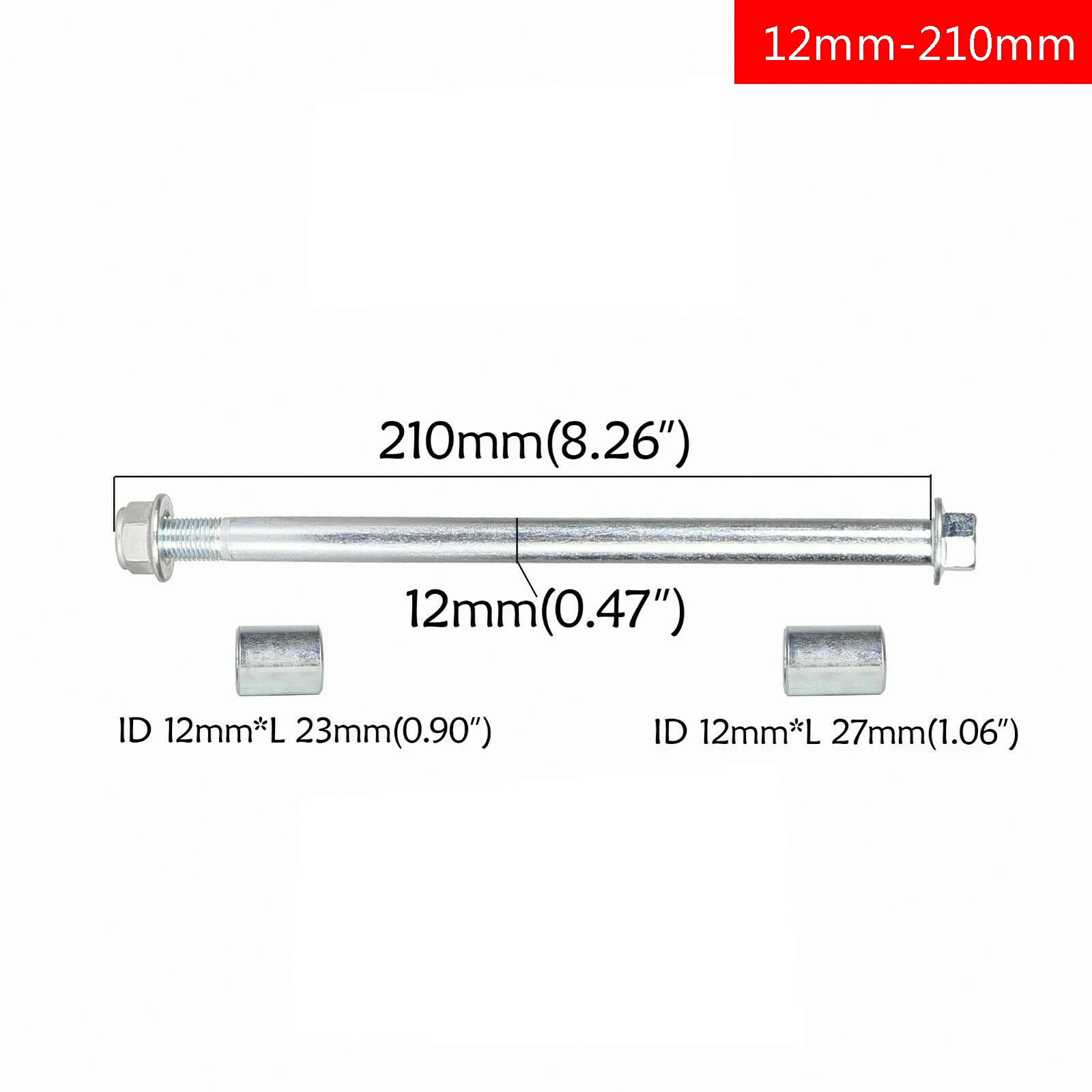 190mm 12mm Front wheel Axle For Honda XR CRF 50 Dirt Pit Bike 70 90 110cc Spacer 190mm 12mm Front wheel Axle For Honda XR CRF 50 Dirt Pit Bike 70 90 110cc Spacer