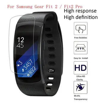 

5Pcs/Lot For Samsung Gear Fit 2 Fit2 Pro Smartwatch Band Wristband Soft TPU HD Film Explosion-proof Screen Protector Accessories