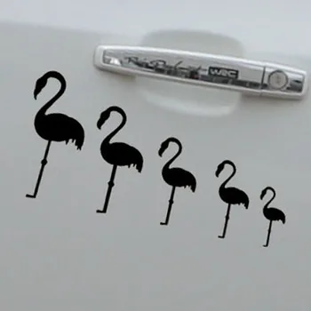 

Stick Figure Family Pink Flamingos Decals Car Sticker SUV Motorcycles Decor Waterproof Vinyl Decal