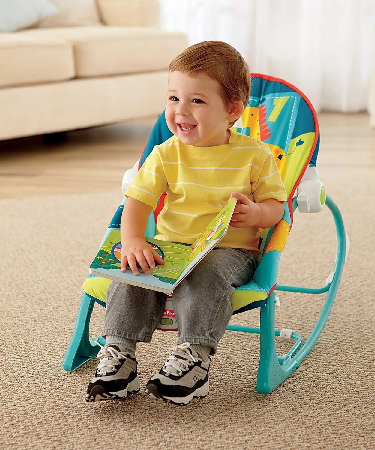 Шезлонг Fisher-Price зоопарк
