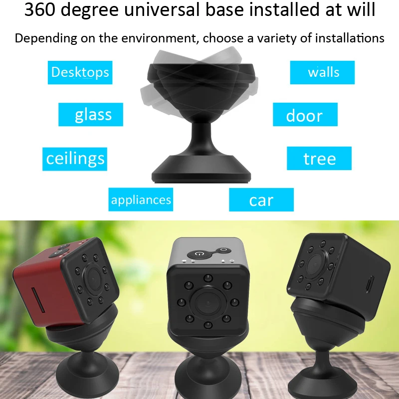 SQ13 FULL HD 1080P Мини wifi камера ночного видения водонепроницаемый корпус CMOS сенсор Широкий угол DVR видео Спорт рекордер видеокамера