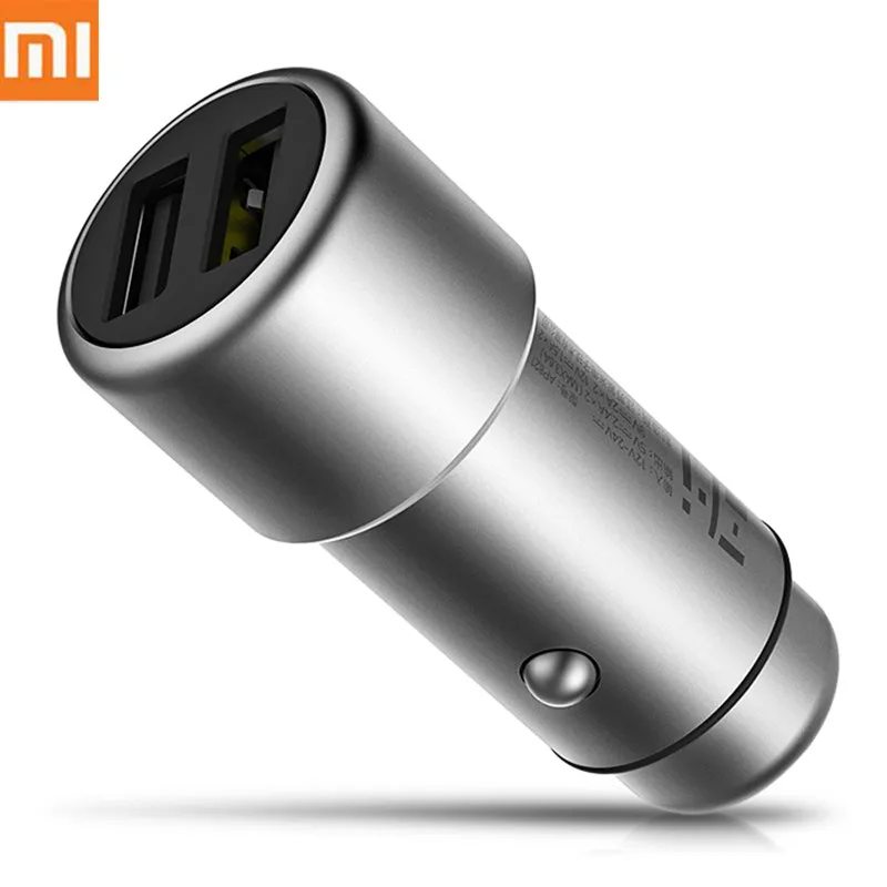 

1 ZMI Portable Car Charger Dual USB QC3.0 For Tablets / Cellphones / MacBook Quick Charge