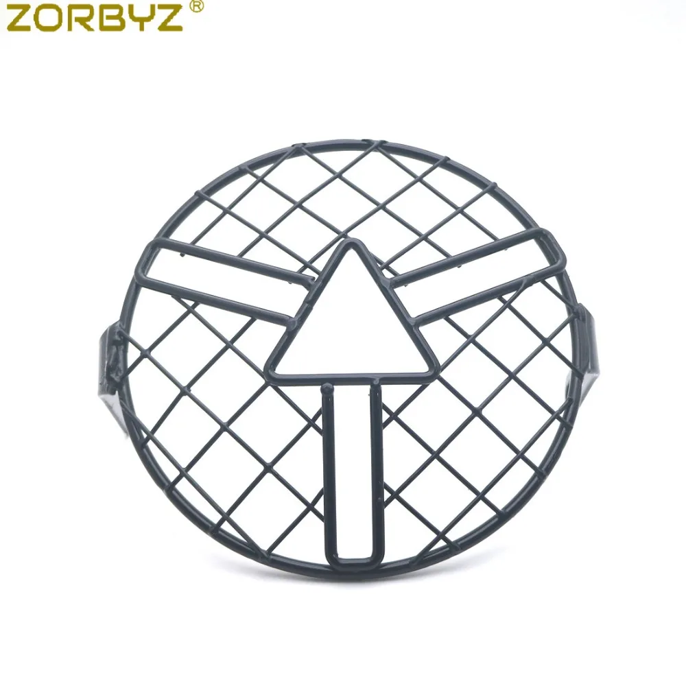 ZORBYZ 6," Ретро Винтаж мотоцикл черный Гриль боковое Крепление Фары маска для CG125 GN125 кафе гонщик на заказ