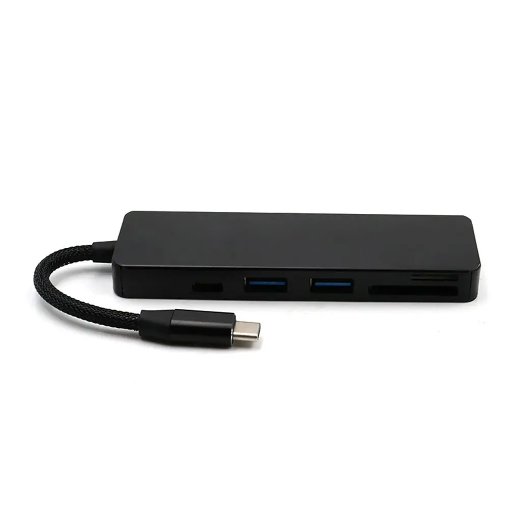 Многофункциональный USB 3,1 type-C концентратор TF кард-ридер type C к USB конвертер Высокоскоростной USB 3,0 разветвитель концентратор адаптер для Macbook