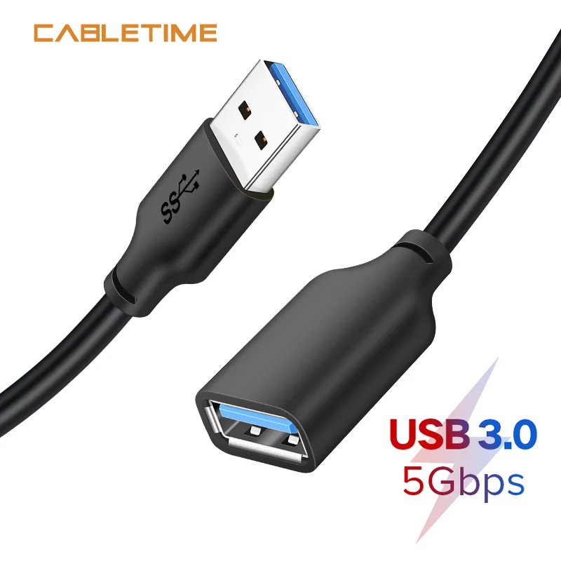 USB кабель удлинитель CABLETIME N313 5 Гбит/с 3 0|Кабели передачи данных| |