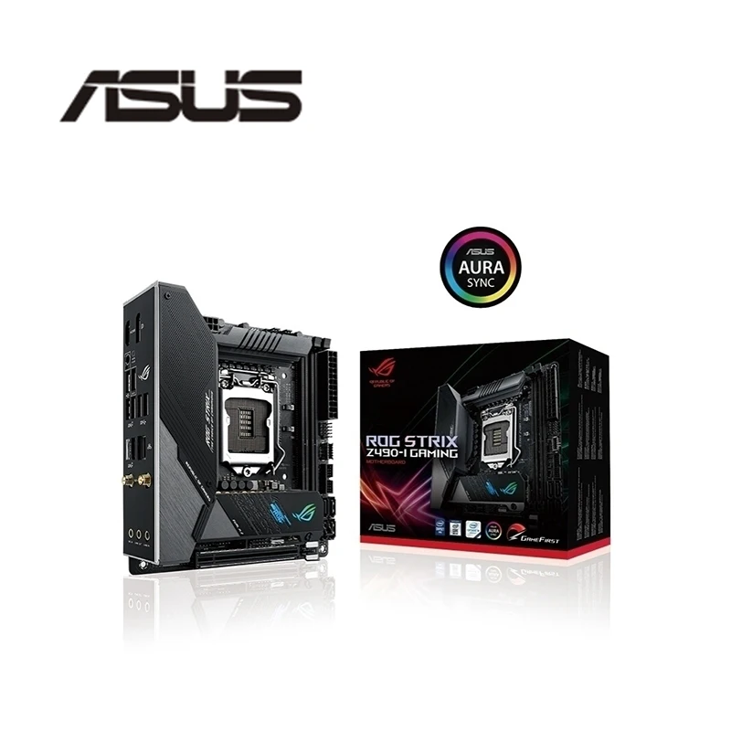 Оригинальная материнская плата для Asus ROG STRIX Φ GAMING Intel Z490 Z490M DDR4 LGA 1200 M.2