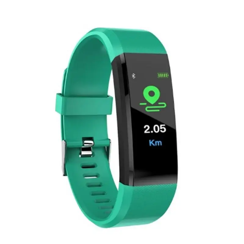 115plus Waterproof Smart Band Health Bracelet Heart Rate Blood Pressure Fitness Tracker for Smartband Wristband Smart Watch