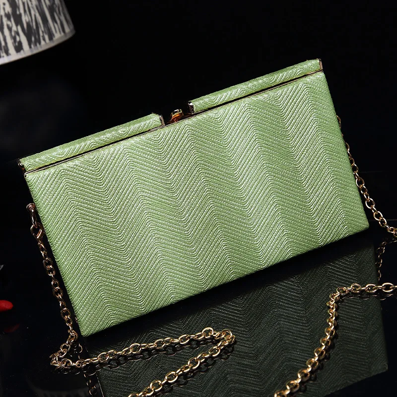 

Autumn And Winter New Style Urban Fashion Female Clutch Europe And America Style Trend Shoulder Wave Dinner WOMEN'S Bag
