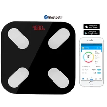 Newest Weight Scale Bathroom Body Fat High Precision Pole Scales Floor Smart Scales LED Dispaly BMI Balance Muscle Mass Analyzer