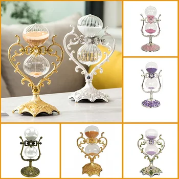 

Vintage Hourglass Timer Figurines Desktop Decoration Ornament Home Decoration Accessories Photograph Props Birthday Gifts Crafts
