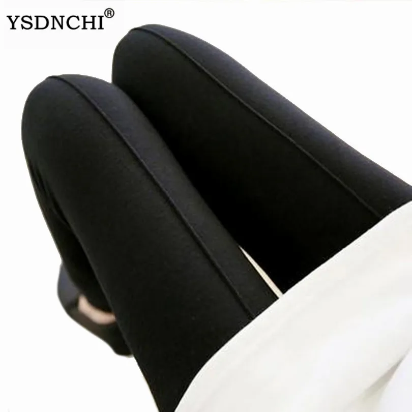 

YSDNCHI Middle Line Sexy Women Exercise Elasticized Fitness Leggings High Waist Leggings Breathable Gey Black Cotton Trousers