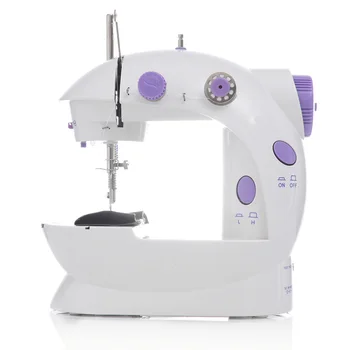 

2019 Mini Portable Handheld sewing machines Stitch Sew needlework Cordless Clothes Fabrics Electrec Sewing Machine Stitch Set 16