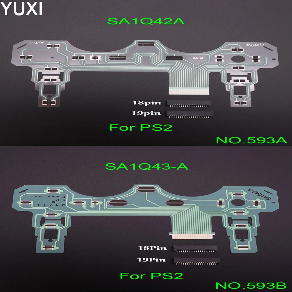 Yuxi Per Ps2 Sa1Q42A Sa1Q43-A Controller Tastiera Cavo Flessibile Nastro Circuito Pellicola Conduttiva