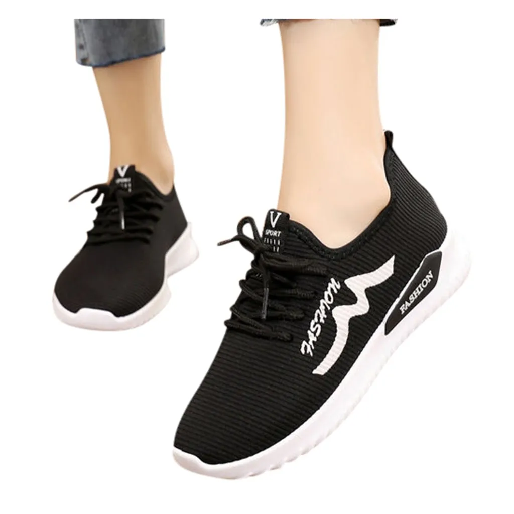 Tenis feminino; коллекция года; теннисные туфли; кроссовки; женские модные спортивные кроссовки с буквенным принтом для девушек; повседневная обувь;# g4 - Цвет: Белый