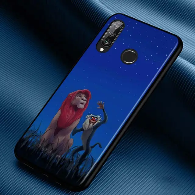 The Lion King Silicone Phone Case for Huawei P30 P20 P40 Lite E Pro P Smart Z Plus 2019 P10 P9 Lite Black Cover Style 12