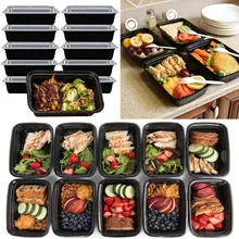 10 шт., контейнеры для хранения еды, многоразовые ланч-боксы, Bento Box, экологически чистый контейнер для хранения еды для пикника, 450 мл