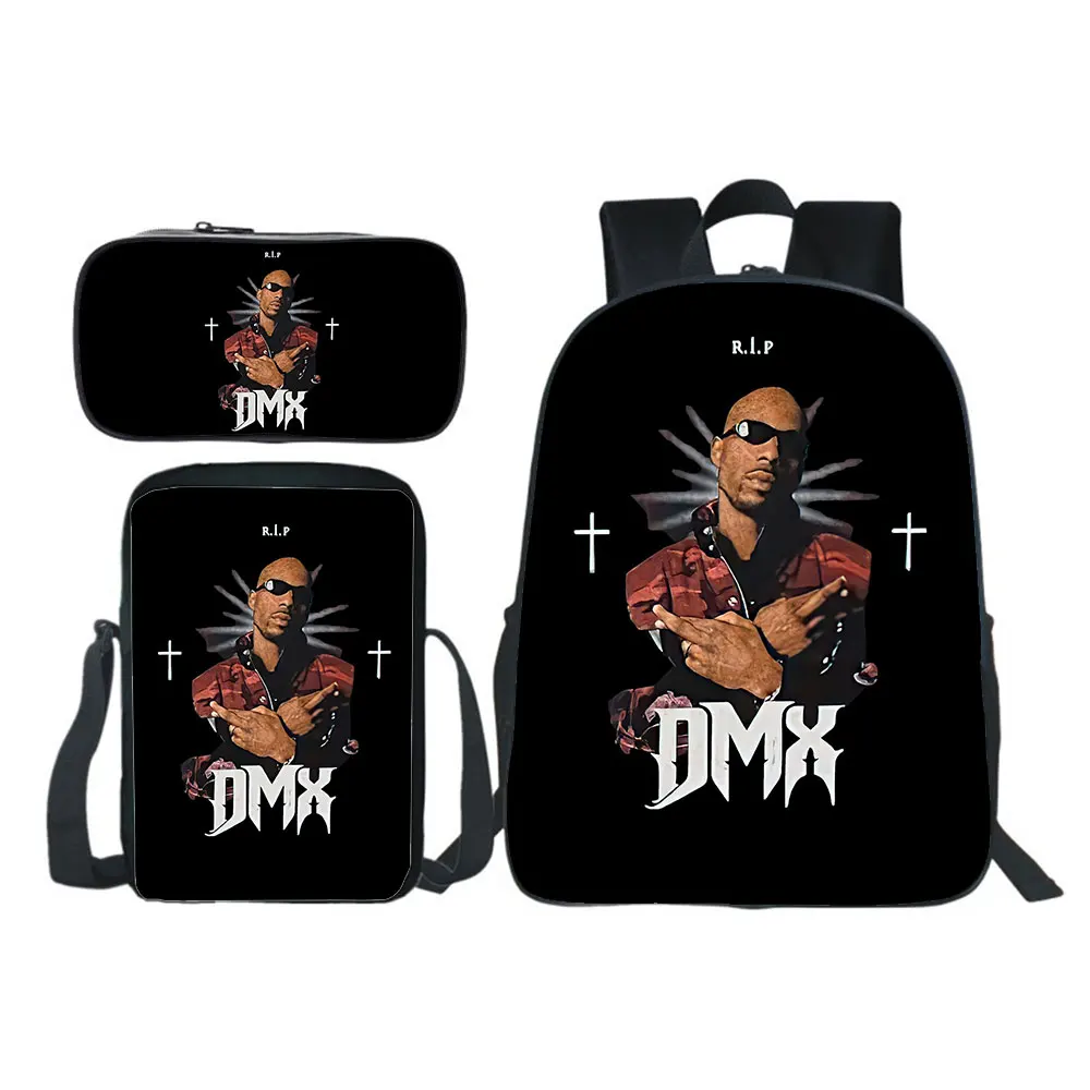 DMX Backpack 3pcs Set Boy Girl School Bag Teens Bookbag Kids Rucksack Gift(backpack+shouder Bag+pen Bag)