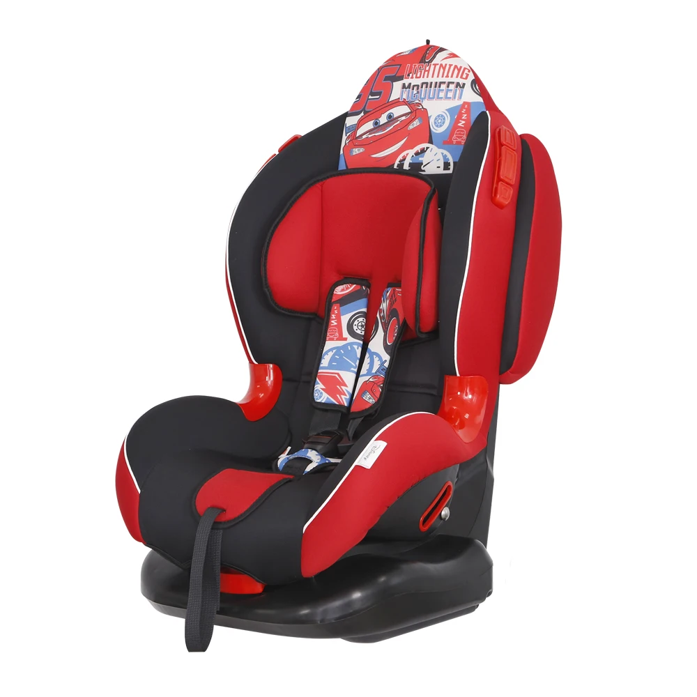 Детское автокресло SIGER серия Кокон ISOFIX Disney Тачки спидометр, красный